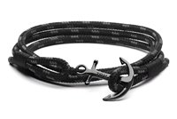Bracelet Tom Hope Triple Black in Silver TM0133-L - TM0133-L